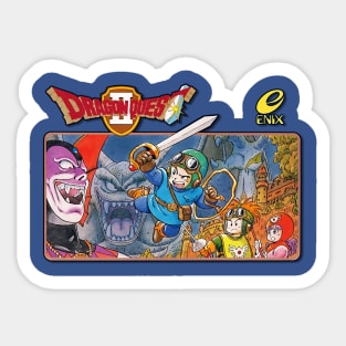 Dragon Quest II Famicom Sticker